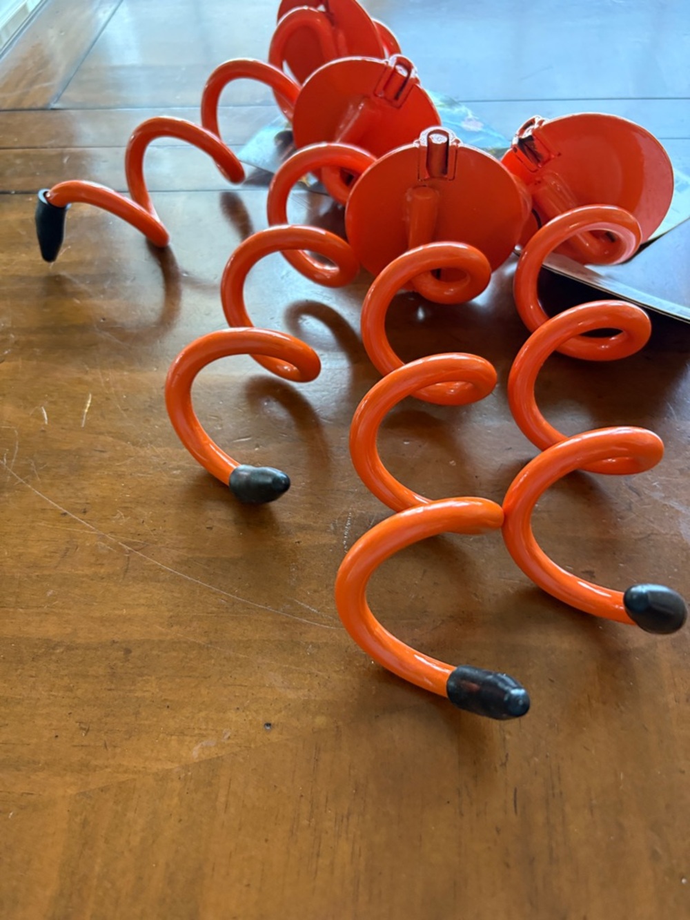 NWT 8” Vortex Orange Heavy-Duty Garden Anchors (Set of 4) - Picture 6 of 6